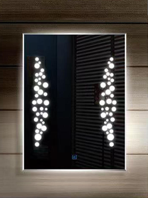 B37 inteligentné podsvietené LED kúpeľňové zrkadlo s dotykovou obrazovkou